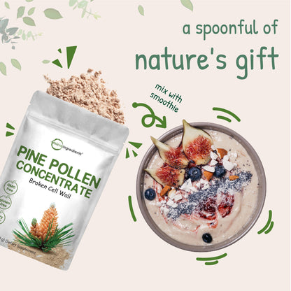 Micro Ingredients Pine Pollen Powder, 6 oz