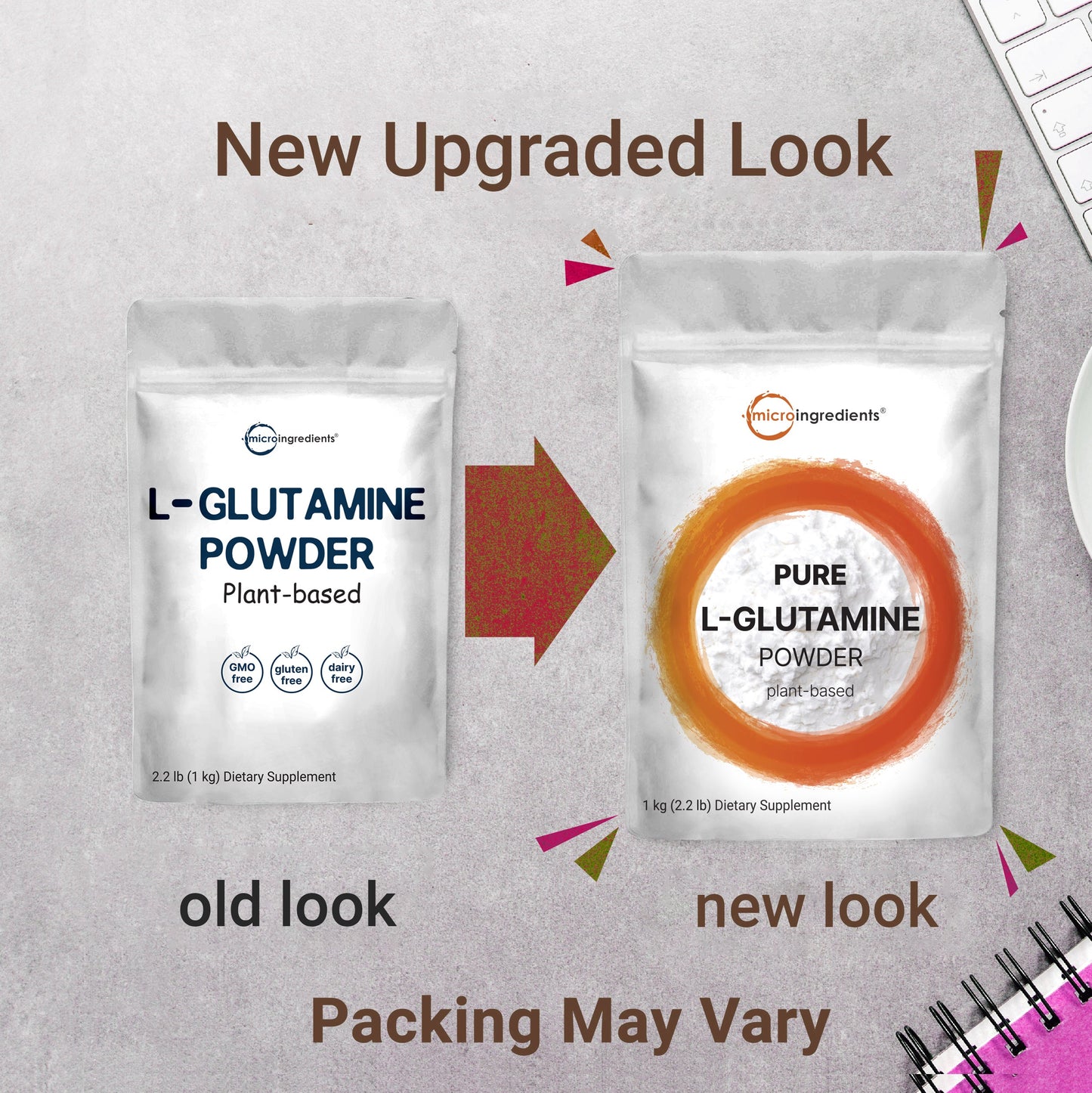 Micro Ingredients L-Glutamine Powder-Optimal Health & Recovery