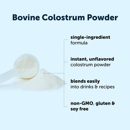Micro Ingredients Instant Bovine Colostrum Powder, 8oz