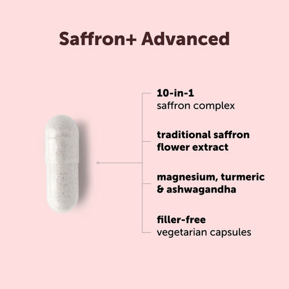 Micro Ingredients Saffron+ Advanced Supplements Veggie Capsules