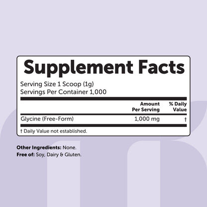 Micro Ingredients L-Glycine Powder, 1kg