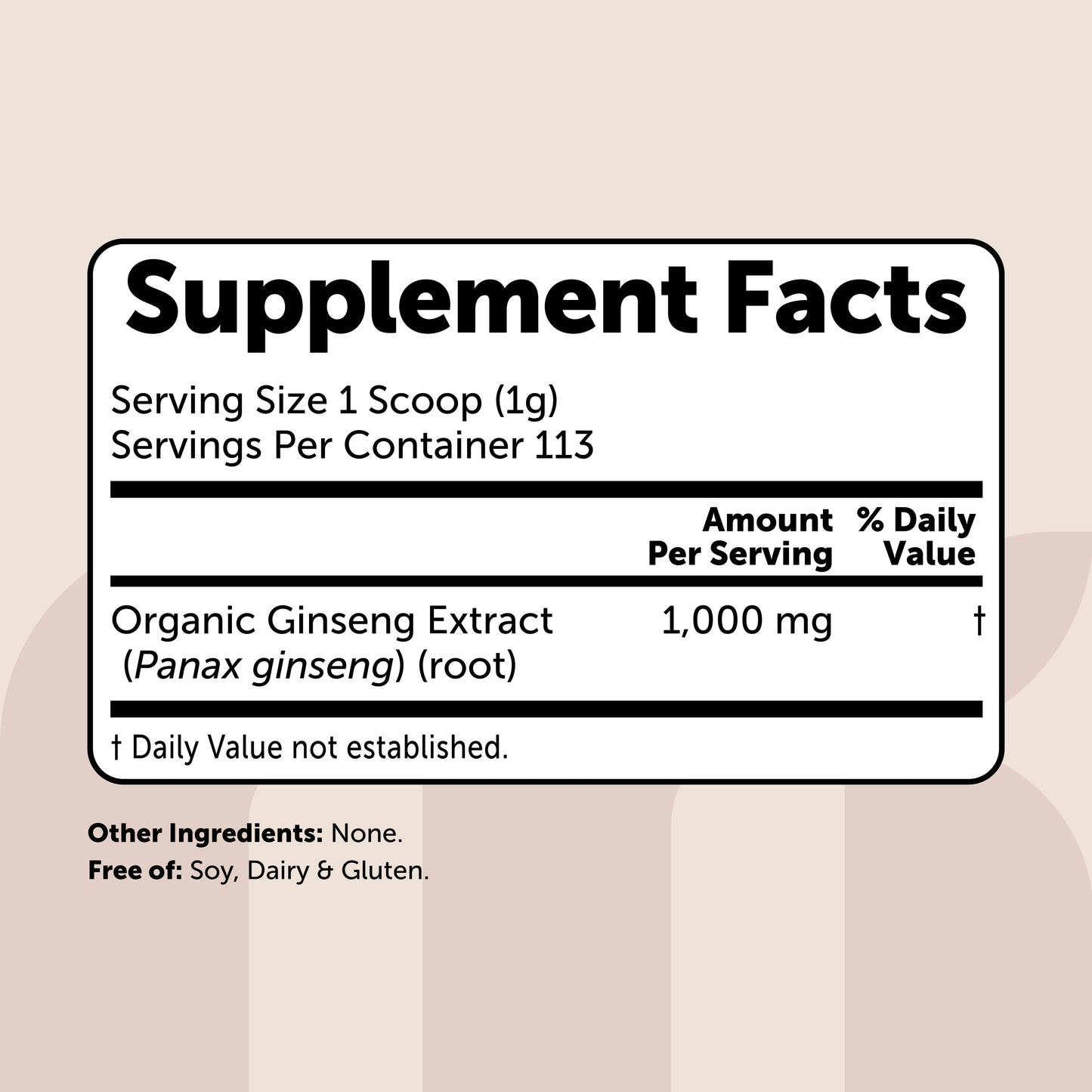 Micro Ingredients Organic Panax Ginseng Extract Powder, 4oz
