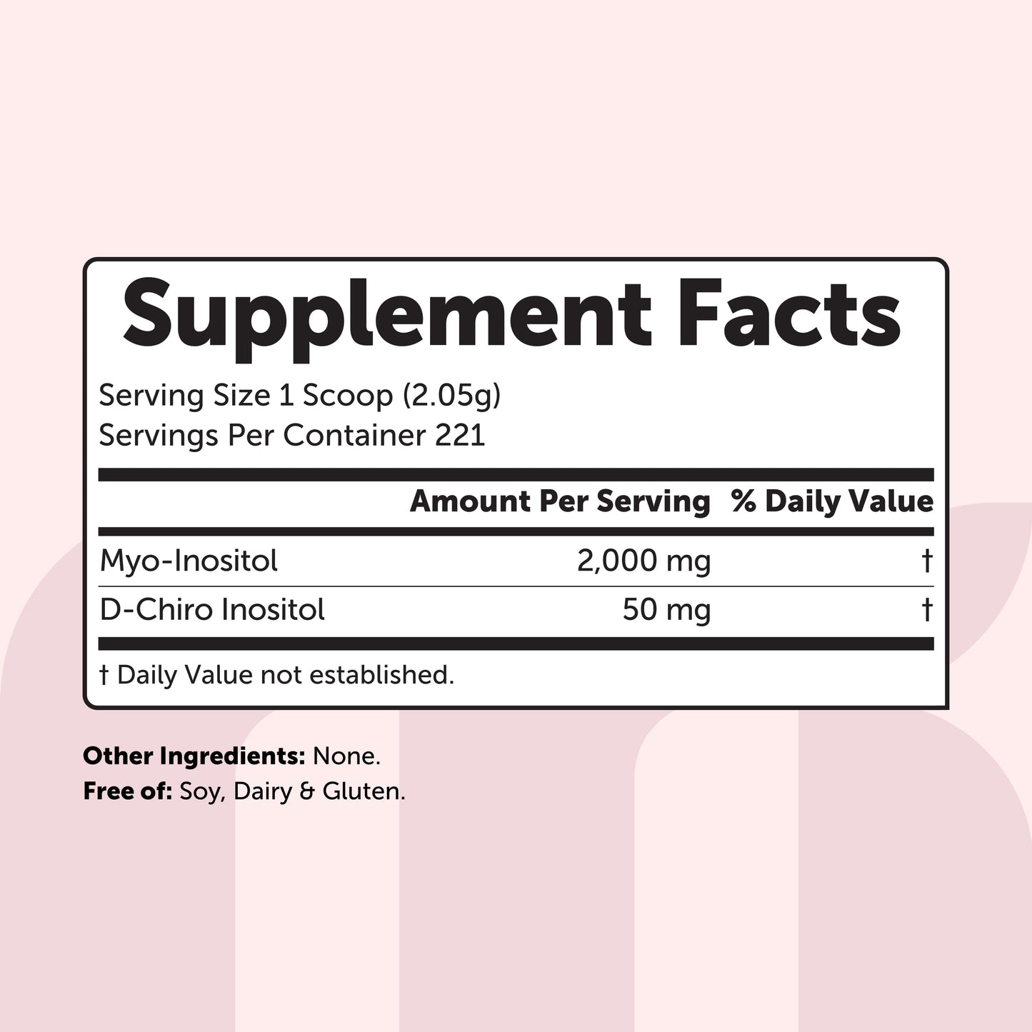 Micro Ingredients Myo & D-Chiro Inositol Powder, Hormonal Balance & Ovarian Support