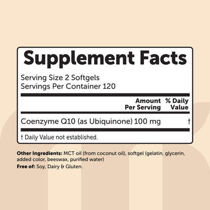 Micro Ingredients CoQ10 240 Softgels with Coconut MCT Oil
