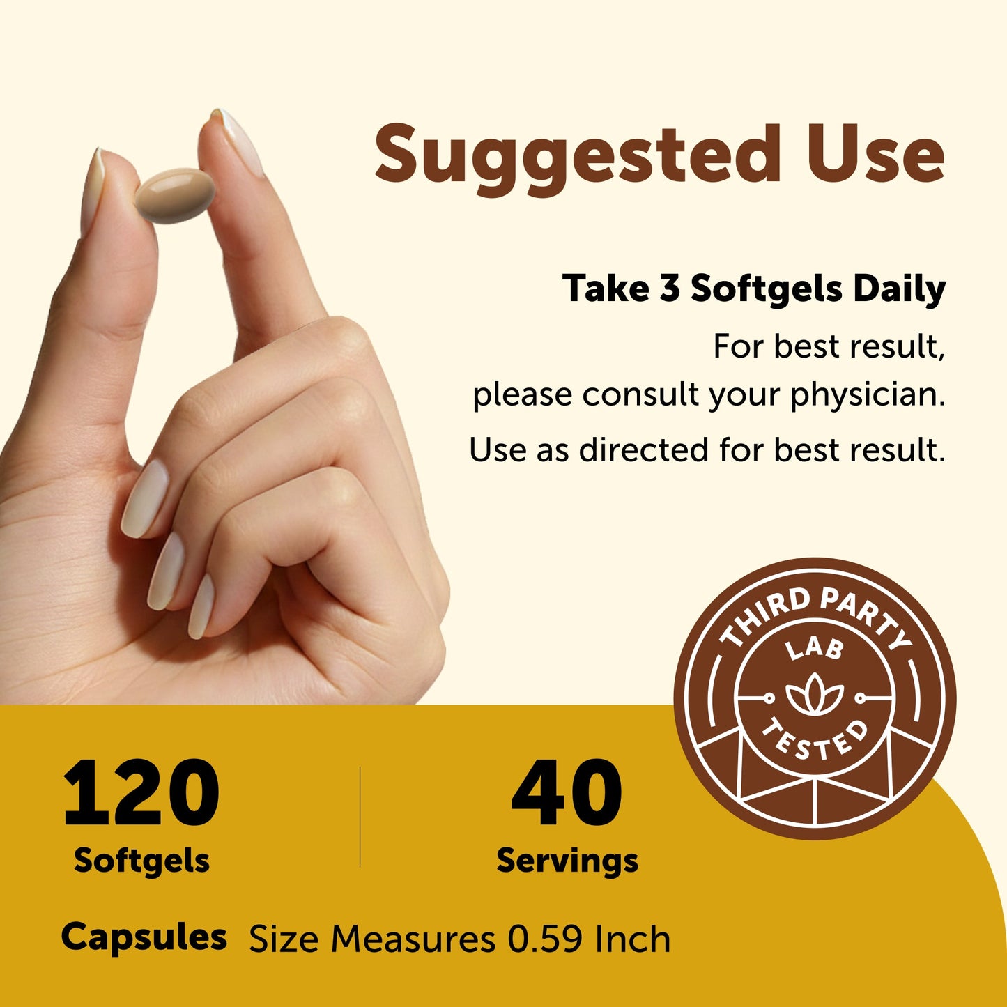 Micro Ingredients Nattokinase 4,000 FU Equivalent, Enteric Coated Softgels with MCT Oil