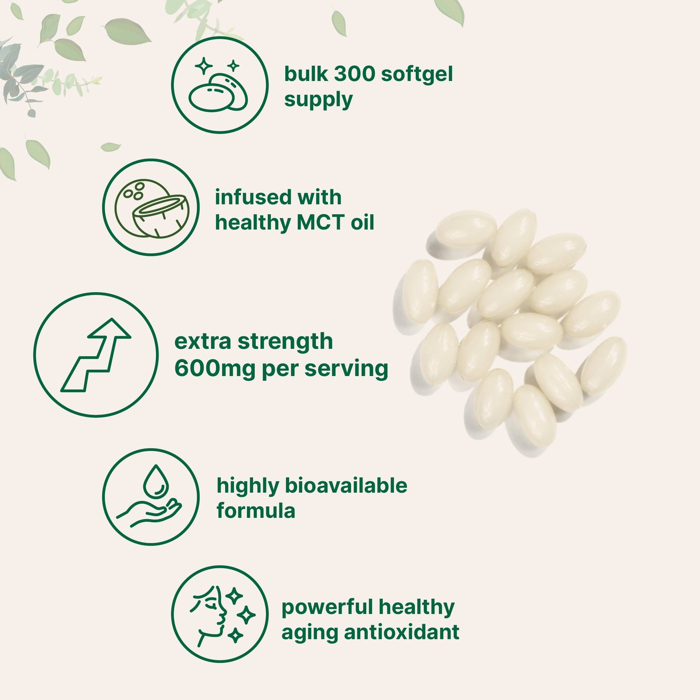 Micro Ingredients Alpha Lipoic Acid 600mg, 300 Softgels