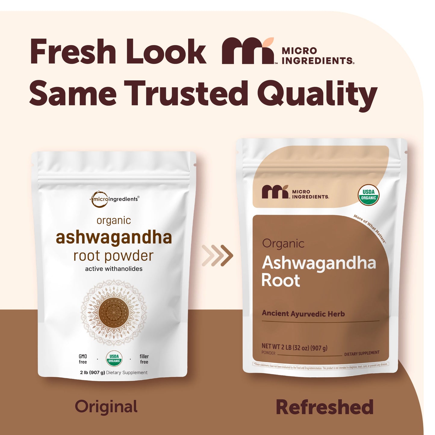 Micro Ingredients Organic Ashwagandha Root Powder, 2lb