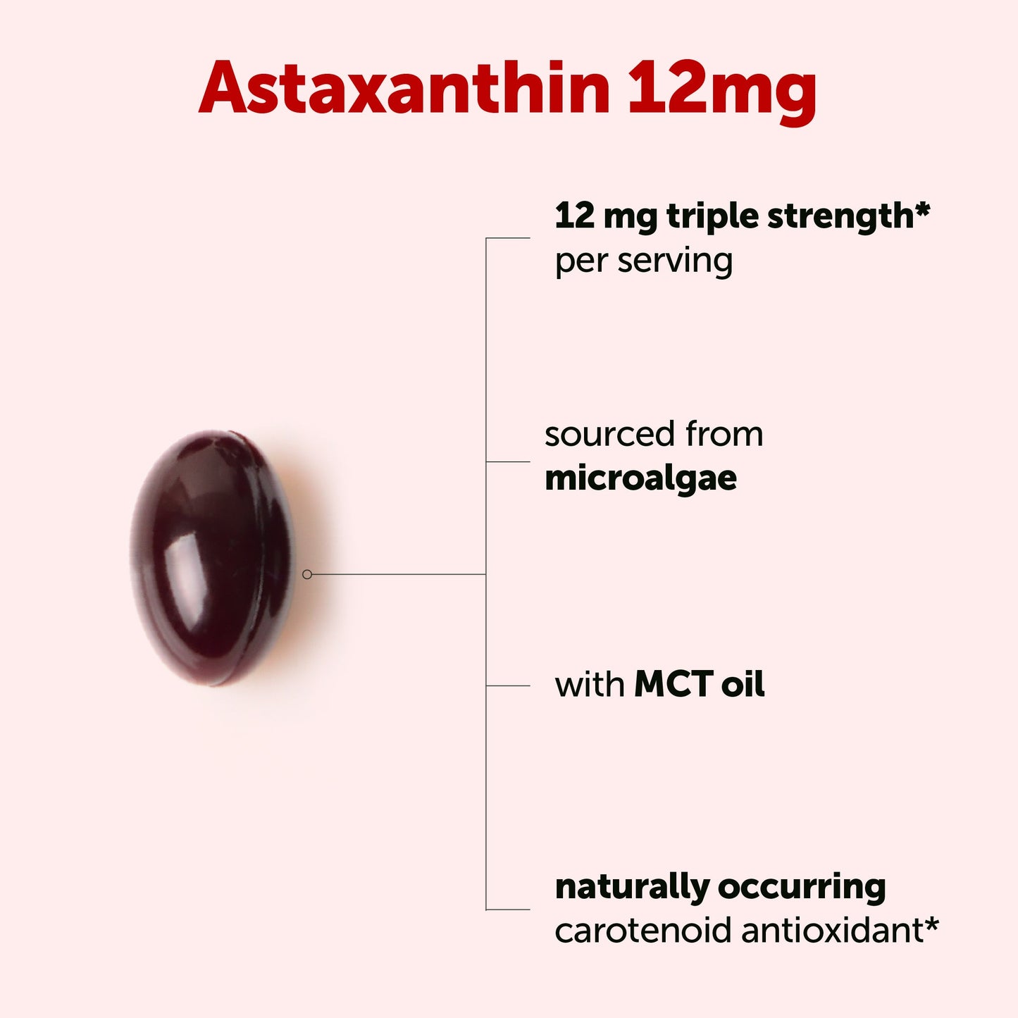 Astaxanthin 12mg 120 Softgels Pack Bundles