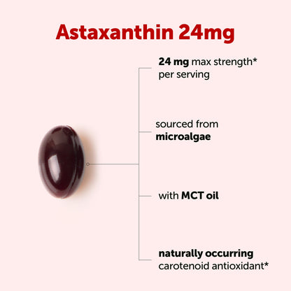 Micro Ingredients Astaxanthin 24mg Softgels