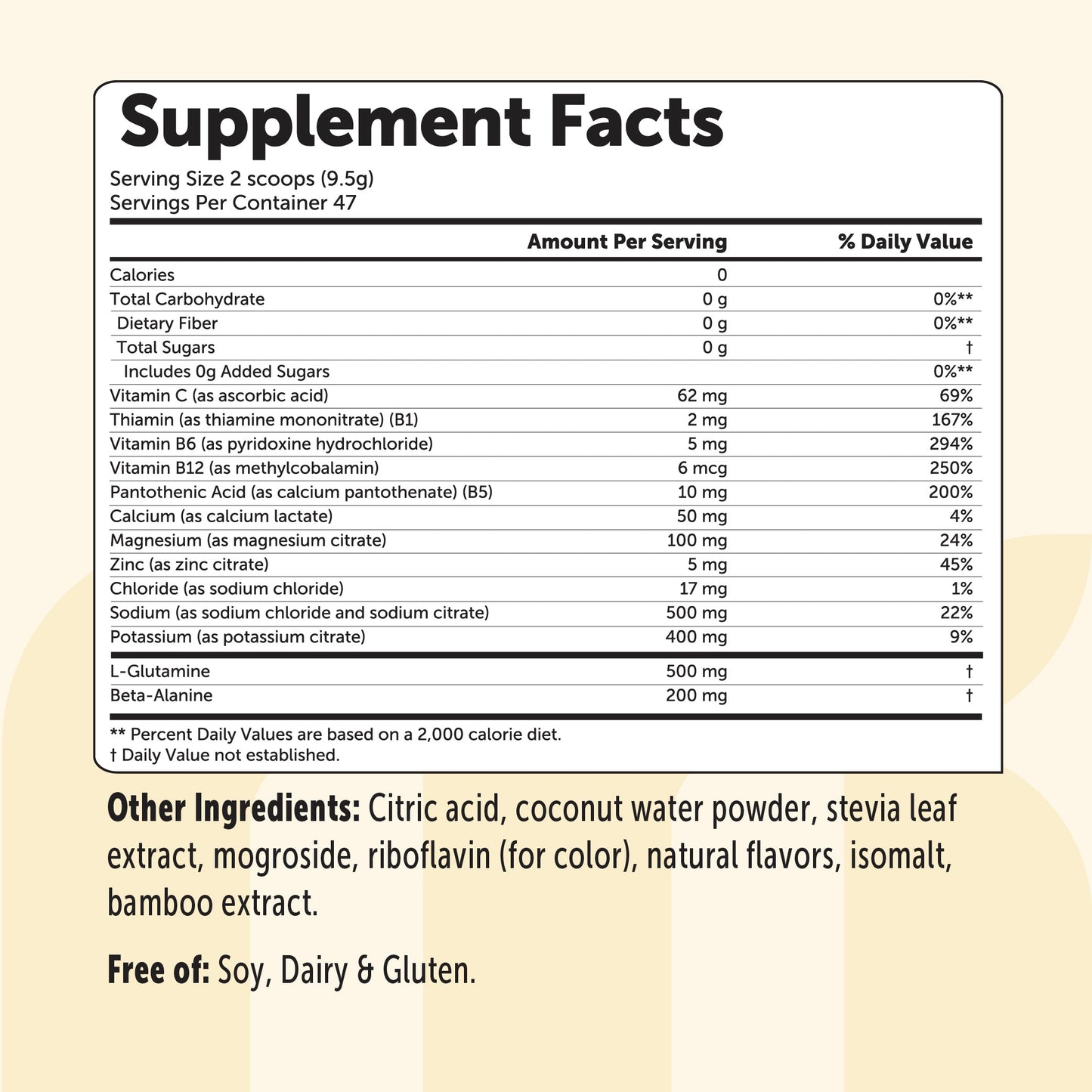 Micro Ingredients Electrolyte Powder Pina Colada (Pineapple) Flavor, 1lb