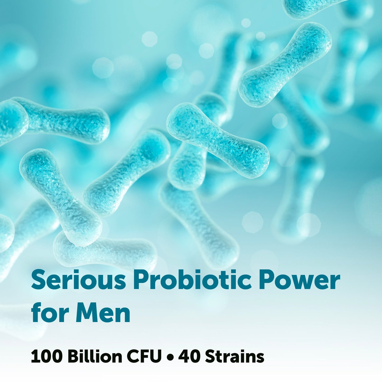 Micro Ingredients Men's Probiotics 40 strains 100 billion CFU, 120 Vegetarian Capsules