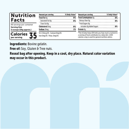 Micro Ingredients Grass-Fed Beef Gelatin Powder - Unflavored, 2lb
