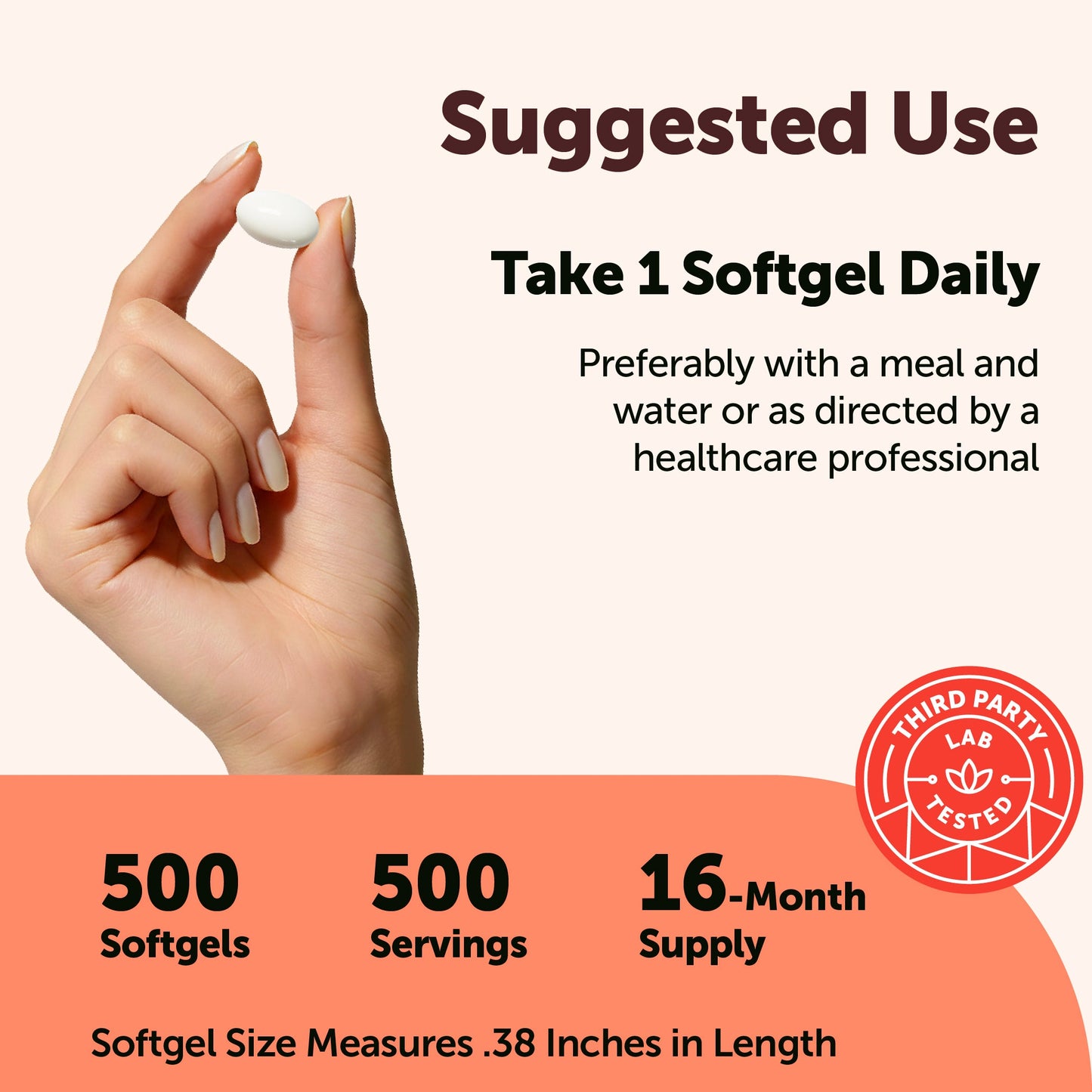 Micro Ingredients Chromium Picolinate 1000mcg with MCT Oil, 500 Softgels