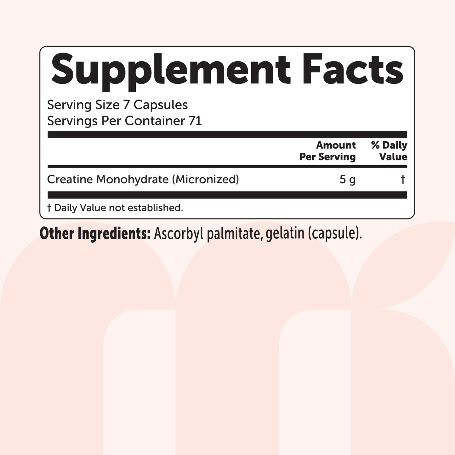 Micro Ingredients Creatine Monohydrate 5000mg Per Serving, 500 Capsules