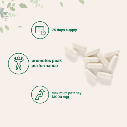 Micro Ingredients D-Aspartic Acid DAA Capsules, 300 counts
