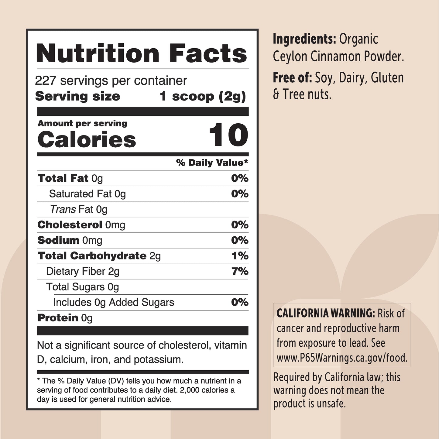 Micro Ingredients Organic Ceylon Cinnamon Powder