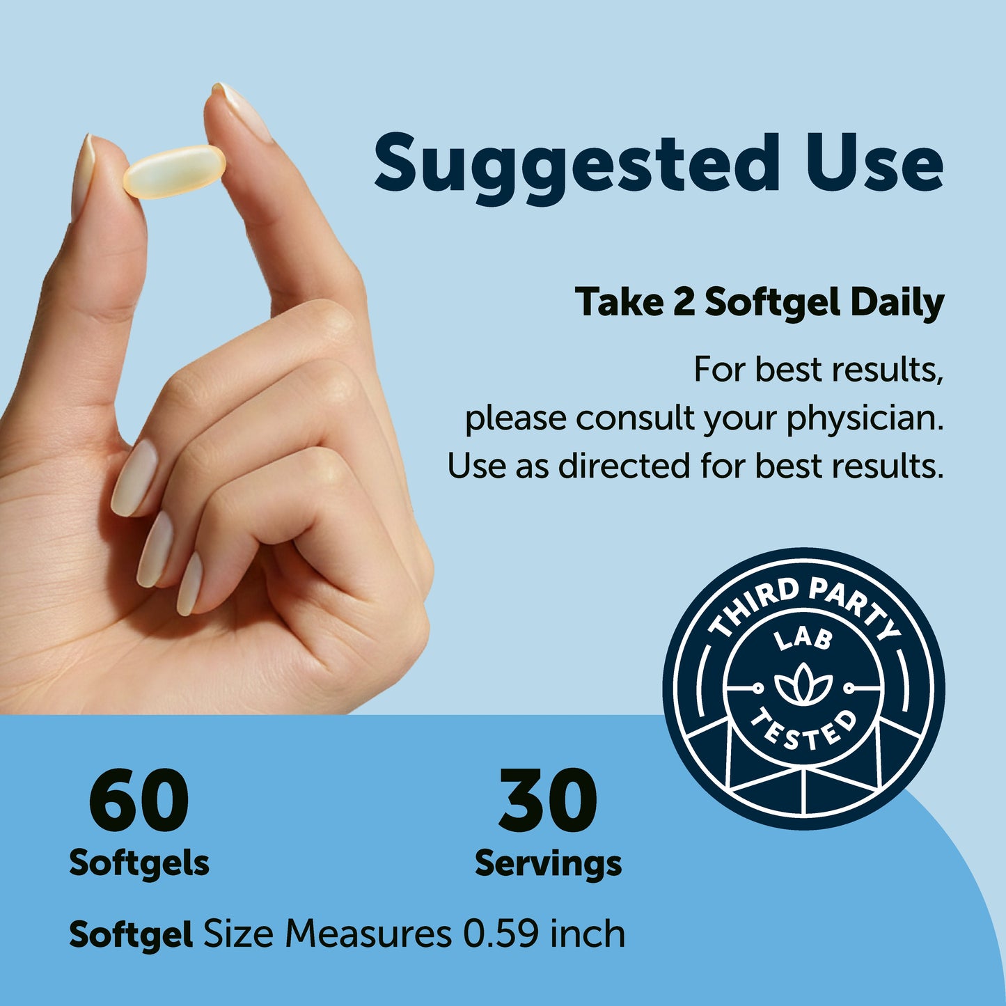 Micro Ingredients Supreme Omega-3 Fish Oil w/ Ultra High EPA & DHA, Burpless Softgels