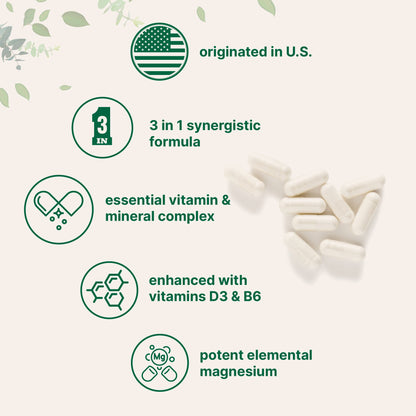 Micro Ingredients Magnesium Citrate with Vitamin D3 & B6, 240 capsules