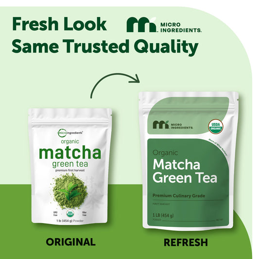 Micro Ingredients Organic Matcha Green Tea Powder 1 Pound
