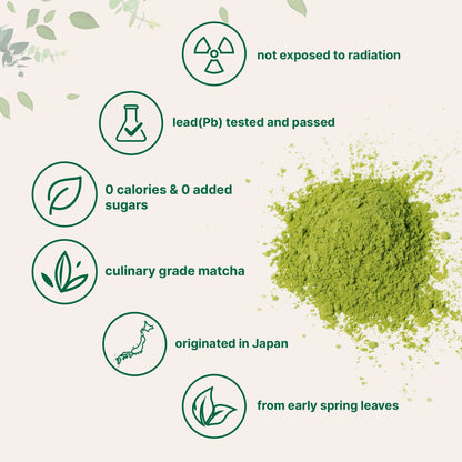 Micro Ingredients Organic Matcha Green Tea Powder, 2 Pound (32 Ounce)