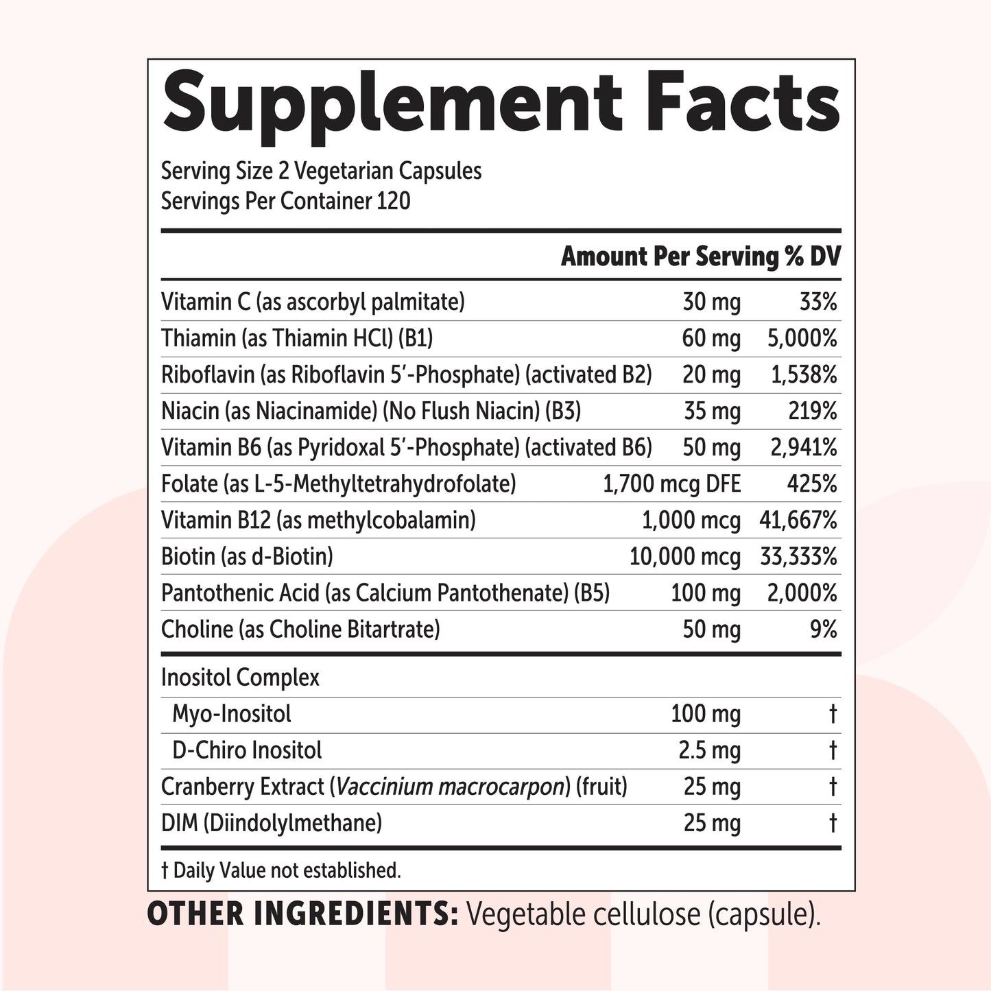 Micro Ingredients Methylated B Complex for Women 14-in-1, 240 Vegetarian Capsules