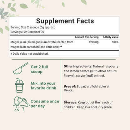 Micro Ingredients MiracleMag Magnesium Supplement, 1lb