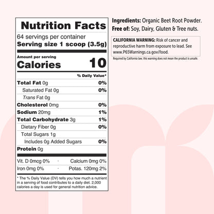 Micro Ingredients Organic Beet Root Powder, 8oz