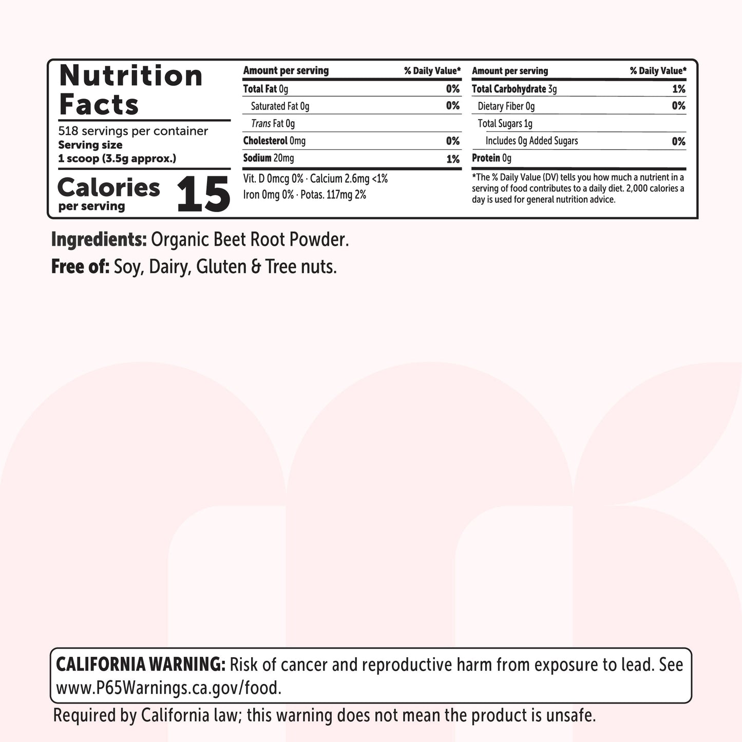 Micro Ingredients Organic Beet Root Powder-4lb