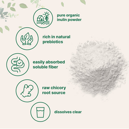 Micro Ingredients Organic Chicory Inulin Powder, 2lb