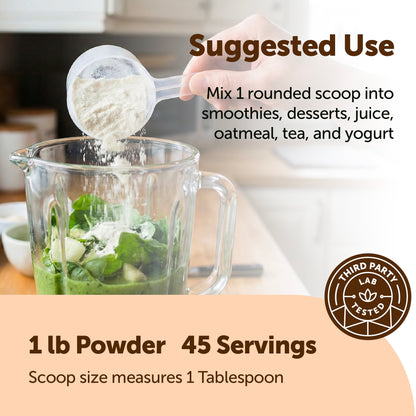 Micro Ingredients Organic MCT Oil Powder 1 Pound