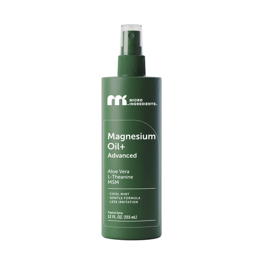 Micro Ingredients Magnesium Oil+ Advanced Spray Cool Mint, 12 fl oz
