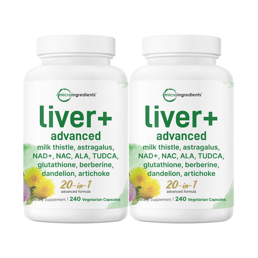 Liver Advanced+, 480 Veggie Capsules, 20-in-1 Advanced Complex