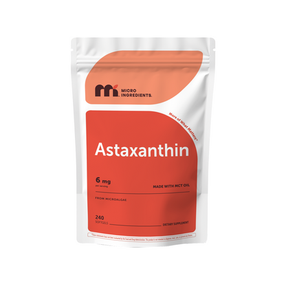 Micro Ingredients Astaxanthin 6mg with MCT Oil Softgels