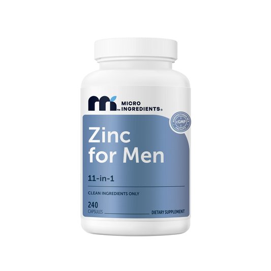 Micro Ingredients Zinc 11-in-1 Complex for Men, 240 Capsules