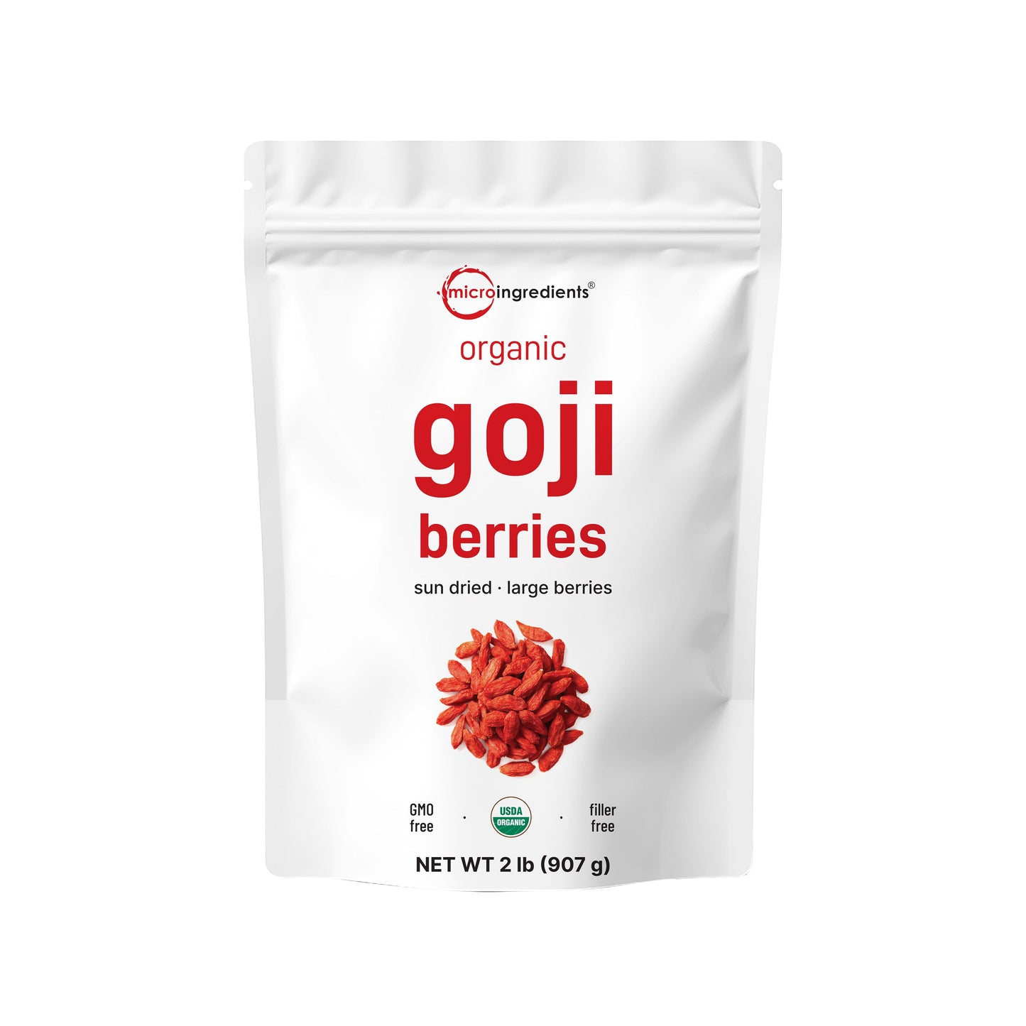 Micro Ingredients Organic Goji Berries 32 Ounce