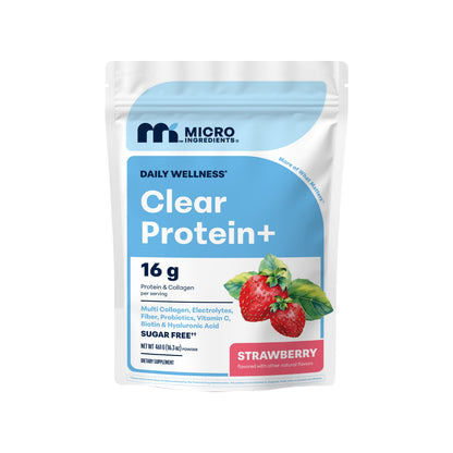 Micro Ingredients Clear Protein+ Powder 461g (Strawberry Flavor)