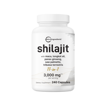 Micro Ingredients Shilajit 11-in-1 3000mg, 240 Capsules