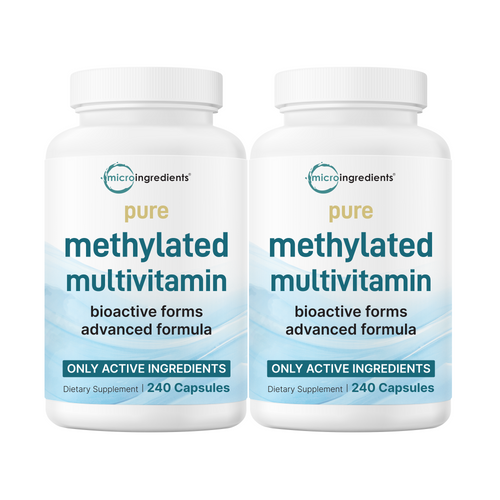 Micro Ingredients 2 Pack Pure Methylated Multivitamin, 480 Capsules