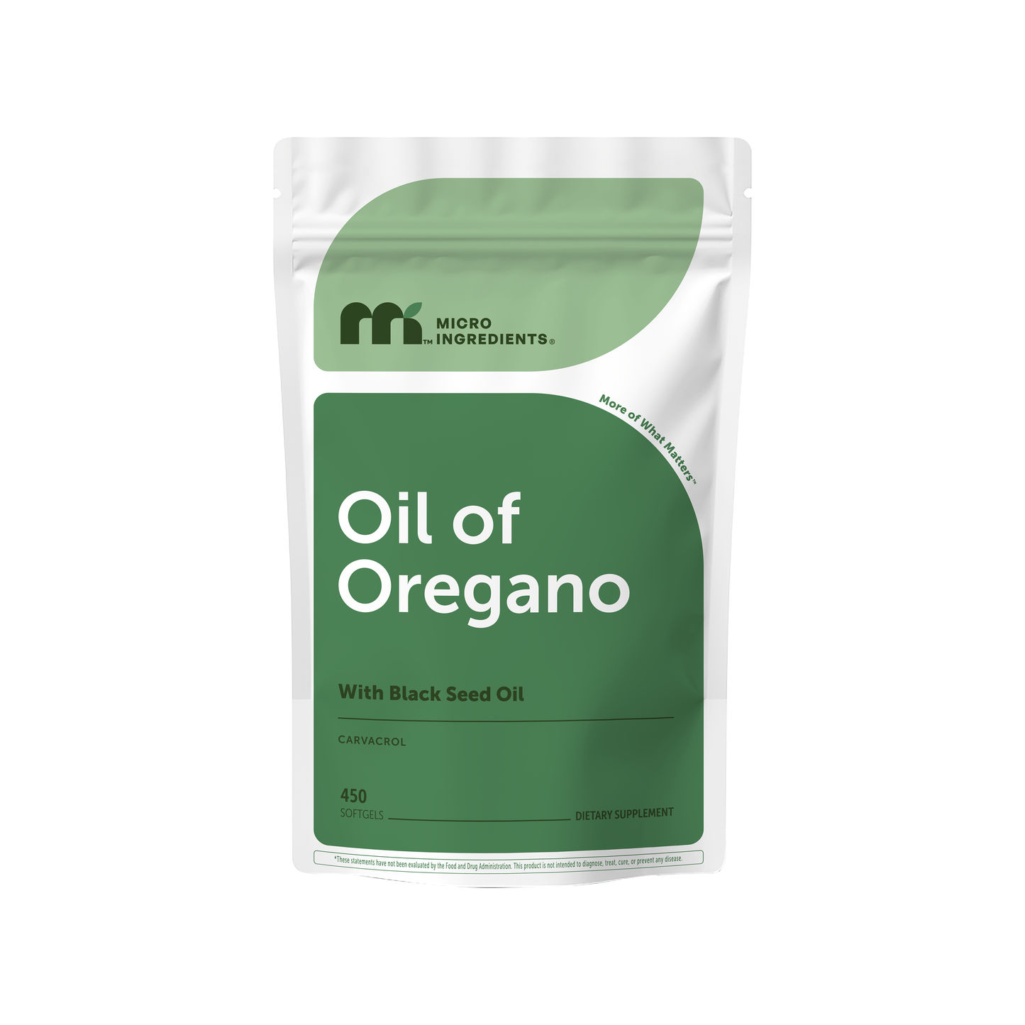 Micro Ingredients Oil of Oregano with Black Seed Oil Softgels
