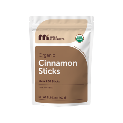 Micro Ingredients Organic Whole Cinnamon Sticks, 2LB