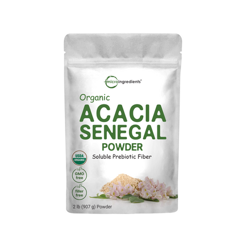 Micro Ingredients Organic Acacia Senegal Fiber Powder, 2lb