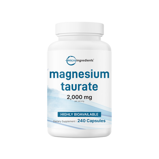 Micro Ingredients Magnesium Taurate 2000mg, 240 capsules