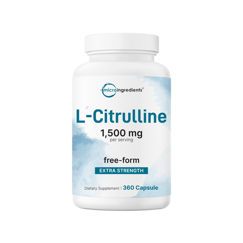 Micro Ingredients L-CITRULLINE Capsules, 1500mg Per Serving