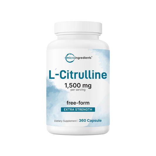 Micro Ingredients L-CITRULLINE Capsules, 1500mg Per Serving