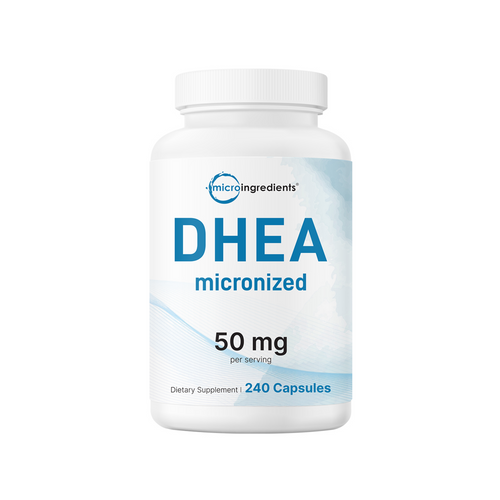 Micro Ingredients DHEA Micronized 50mg, 240 Capsules