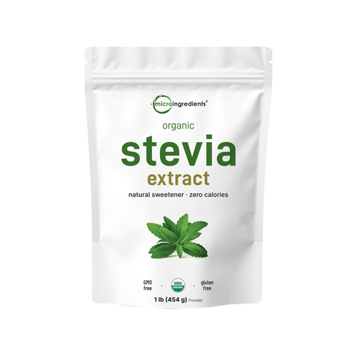 Micro Ingredients Pure Organic Stevia Powder, 1 Pound