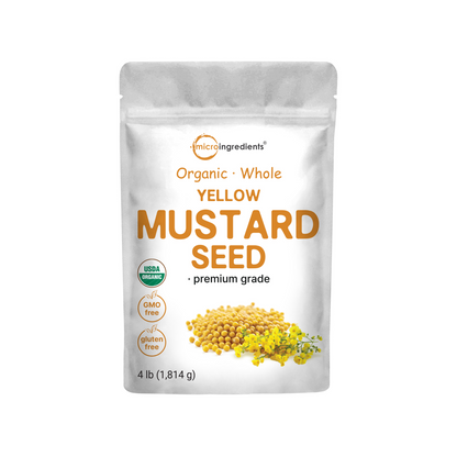 Micro Ingredients Organic Whole Yellow Mustard Seed
