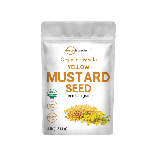 Micro Ingredients Organic Whole Yellow Mustard Seed