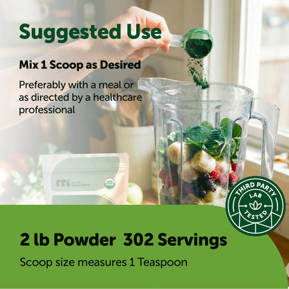 Micro Ingredients Organic Spirulina Powder