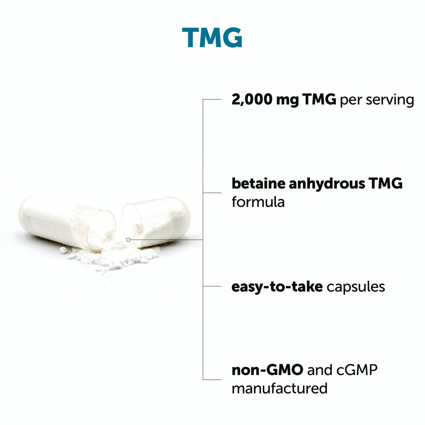 Micro Ingredients TMG 2000mg, 240 Capsules